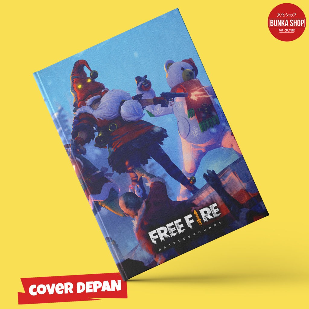 

Note Book Game free Fire Winter Event A Hardcover A5 Buku Catatan Buku tulis Murah