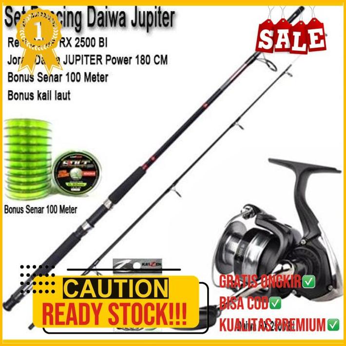 Set Pancing Daiwa Joran Daiwa Jupiter 180Cm Original