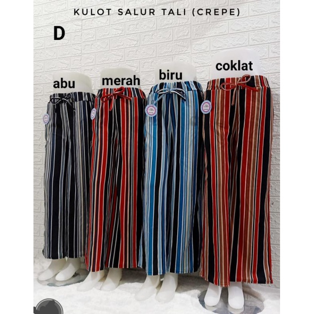 Kulot Panjang Crepe Celana Panjang Cewek Dewasa Wanita Murah-3