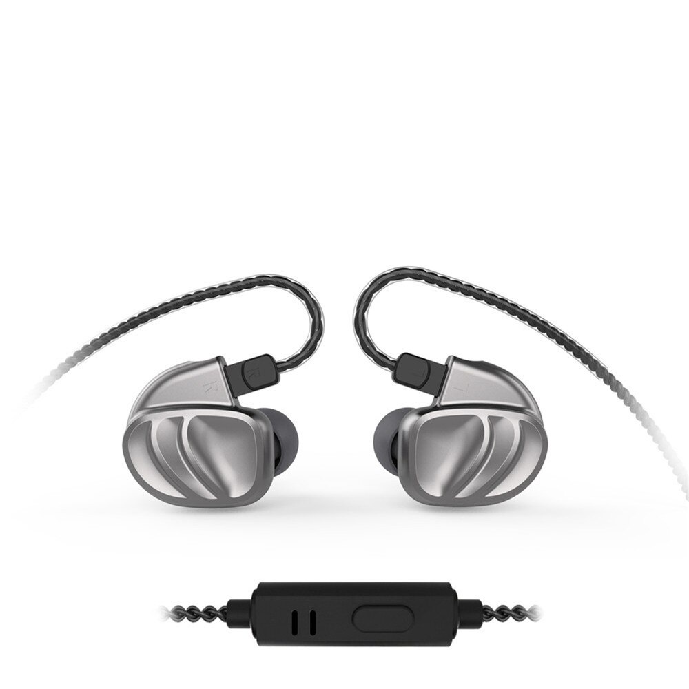 Bqeyz KC2 Headset HiFi Stereo 2DD + 2DA Quad Driver Dengan Kabel Bisa Dilepas