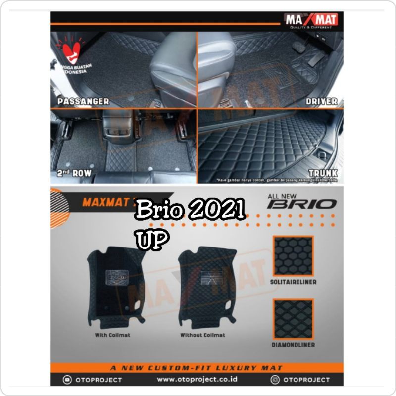 Karpet Brio New 2018 UP 7D + Coil Mate
