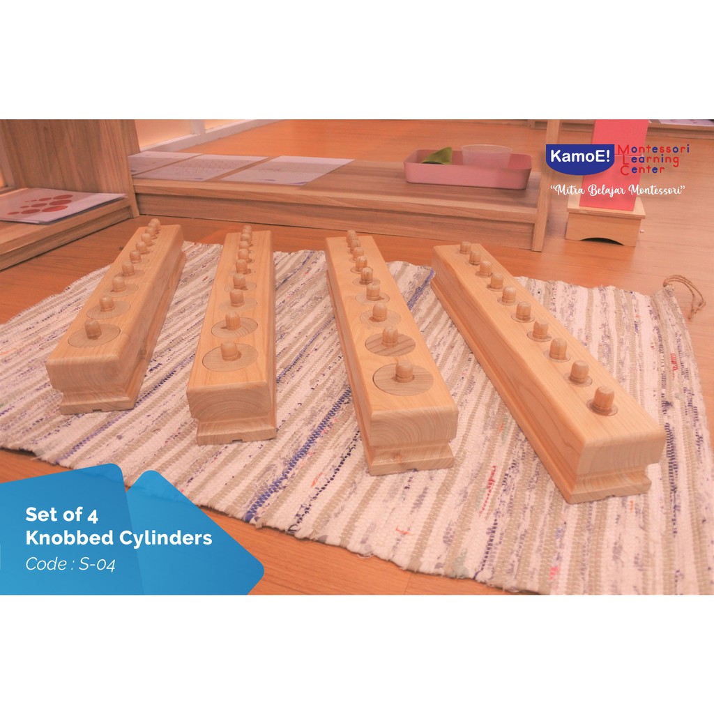 Cylinder Blocks Montessori Material