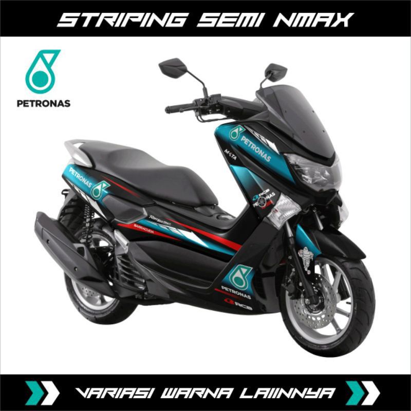 striping motor nmax semifull / striping nmax Petronas