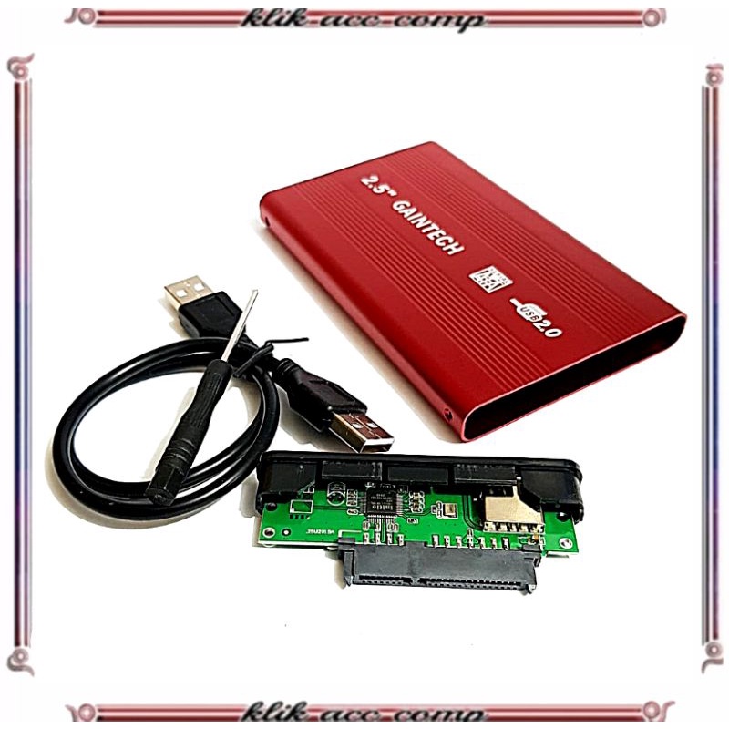 Casing HDD Hardisk 2.5 Inch Sata External Case USB 2.0. Hardisk Laptop