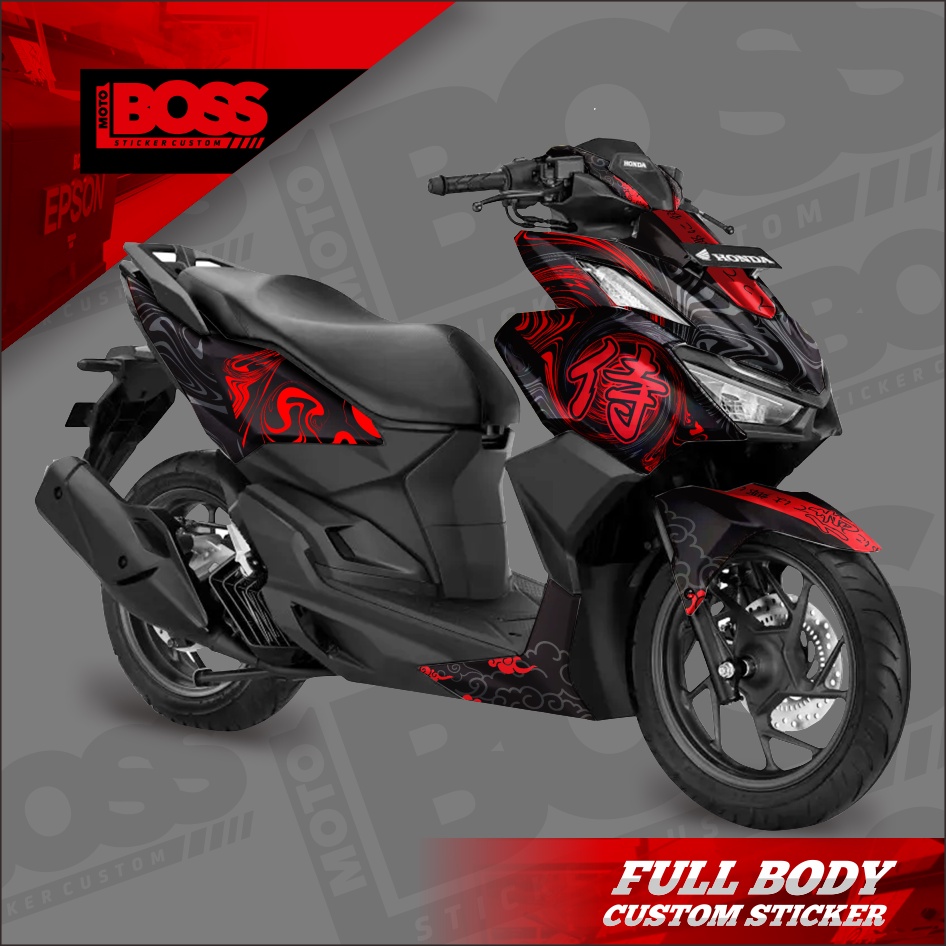 Decal Stiker Sticker Vario 160 2022 Full Body Dekal Stiker Custom  Vario 160 2022 Striping Full Body