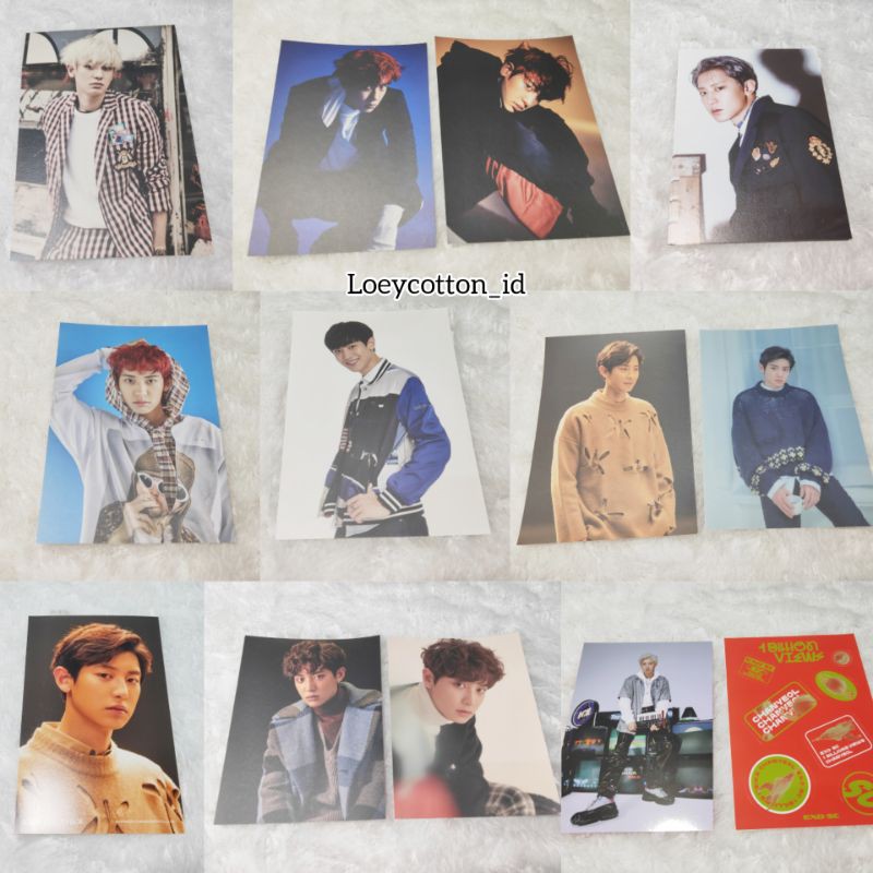 EXO CHANYEOL POSTCARD OFFICIAL LOVE CONCERT EXACT LUCKY ONE UNIVERSE FOR LIFE DMUMT 1BV LMR