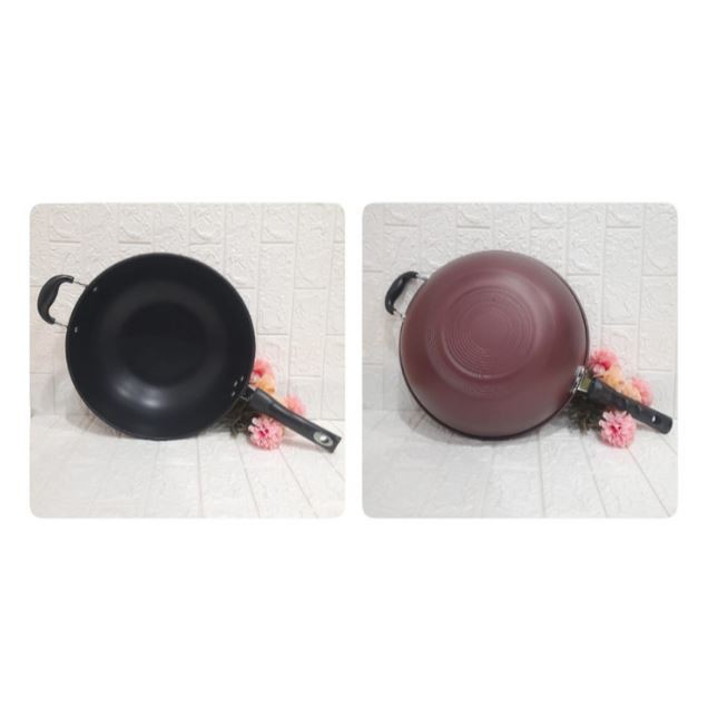 WAJAN WARNA TEBAL / WOK PAN 36CM