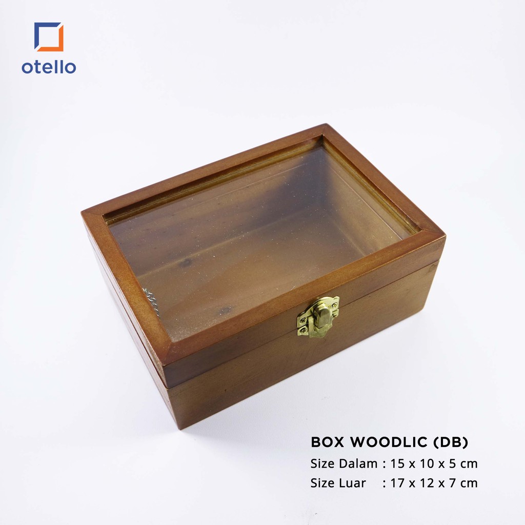 Box Woodlic | Dark Brown | 15 x 10 x 5 cm