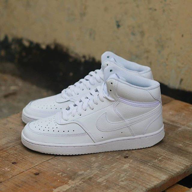 Nike Court Vision Women Mid Triple White Original