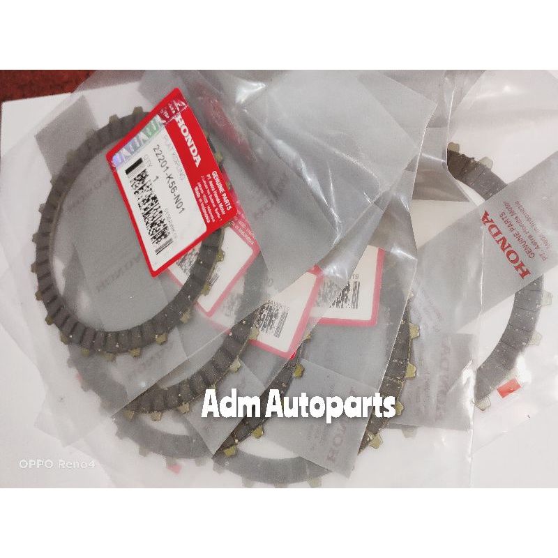 KAMPAS KOPLING K56 SET 5PCH PLAT KAMPAS KOPLING SONIC 150 Fi GTR150 CB150R LED STREETFIRE - CBR150