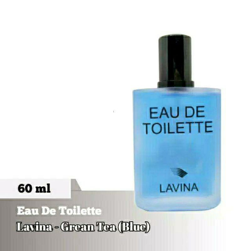 PARFUM EDT GARUDA LAVINA AROMA BLUE GREAN TEA 60 ml free Pouch