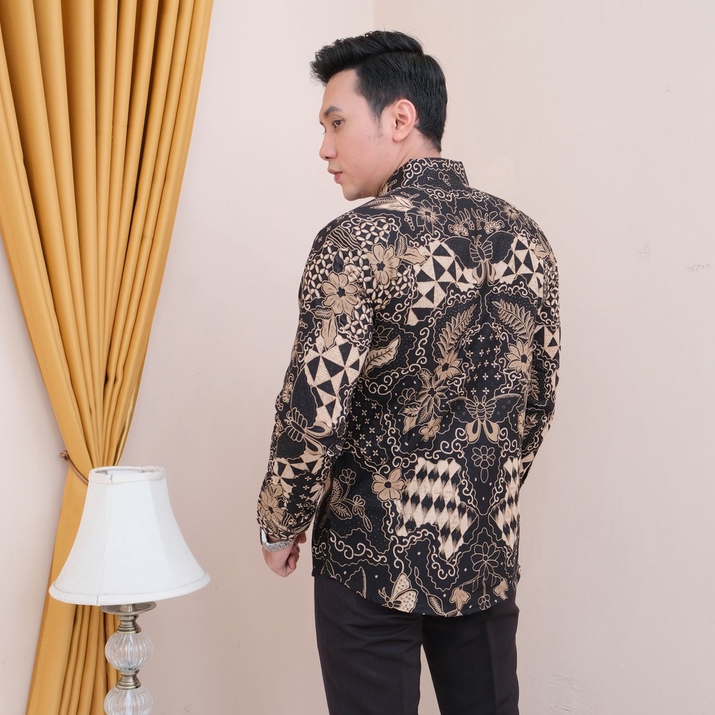 Batik pria modern slimfit Baju Batik Pria Lengan Panjang slimfit baju batik PREMIUM Slim fit Baju BATIK SLIMFIT seragam BATIK KERTOJOYO KJ021 kemeja batik pria full furing baju batik alisan pria BAJU batik slim fit batik pria premium PRABUSENO