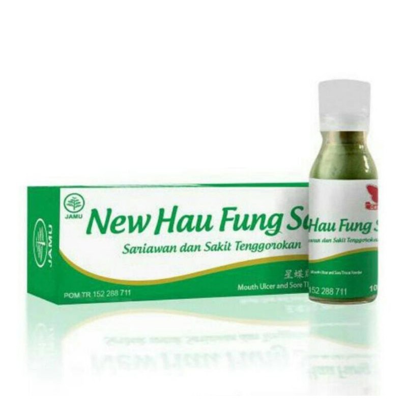 Original 100% hau fung san obat Herbal Cina mujarab sariawan sakit tengorokan gusi bengkak luka