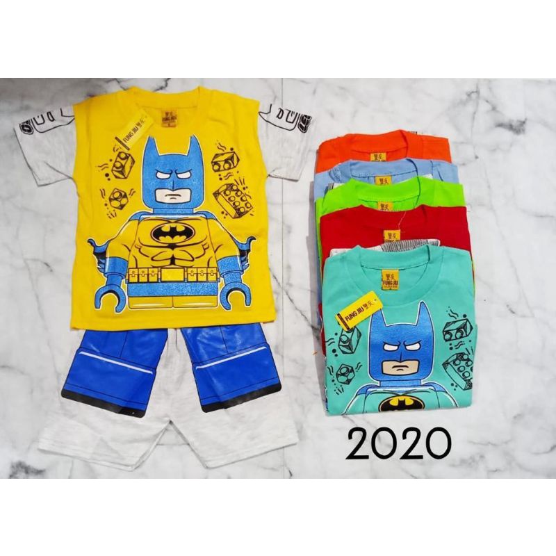 SETELAN BAJU ANAK BATMAN