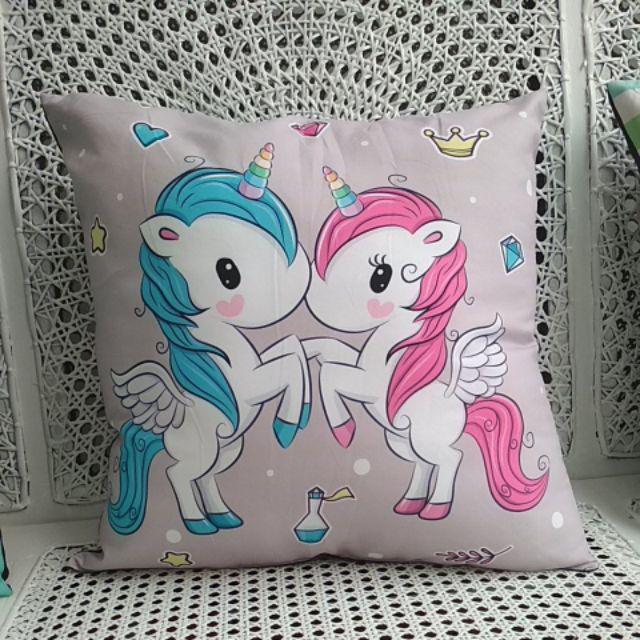 Rc Bantal Sofa Kursi Kendra Uk. 40x40 Cm Motif Lucu