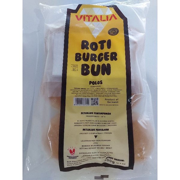 

ROTI BURGER VITALIA / ROTI BURGER FROZEN FOOD