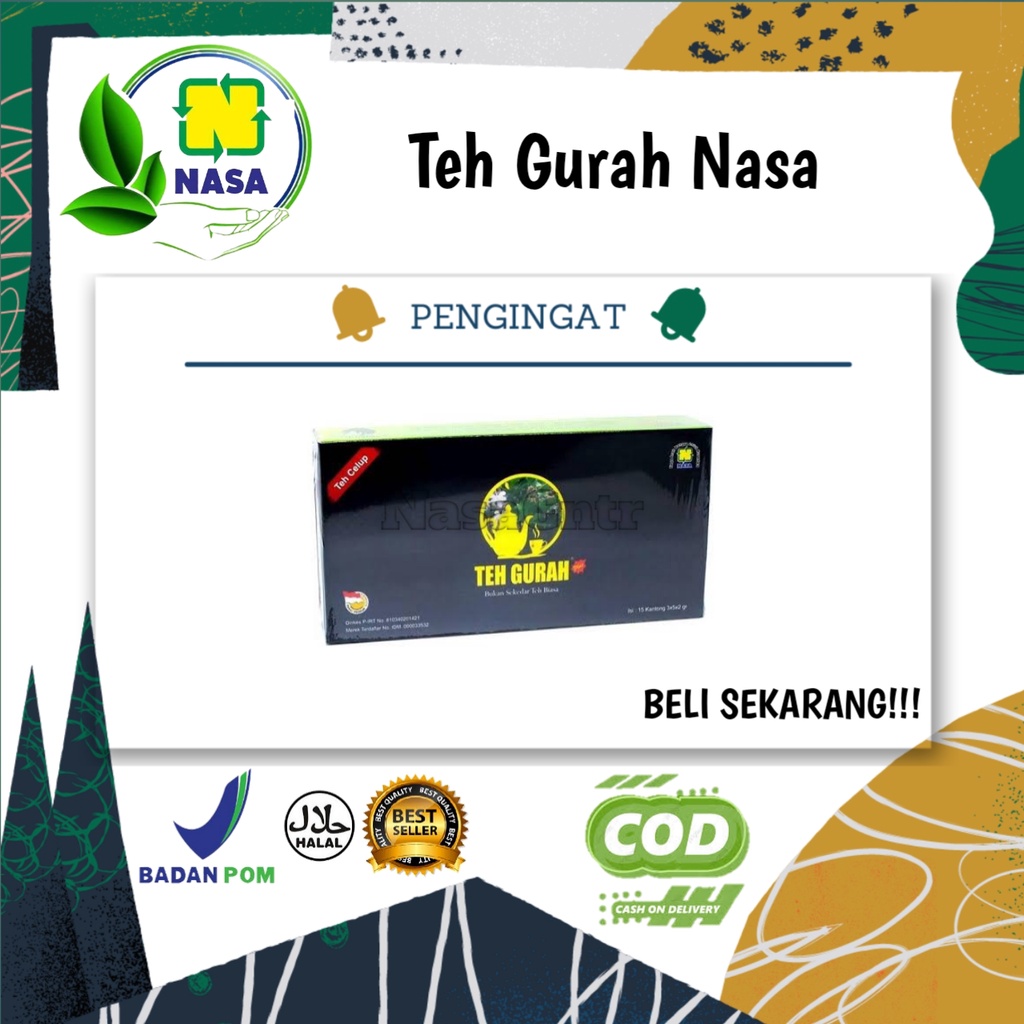 

TEH GURAH HERBAL Atasi Asma Sesak Nafas Batuk Pilek ORIGINAL NASA