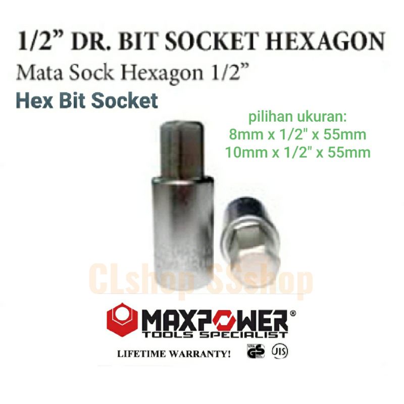 MATA OBENG KETOK HEX BIT 8mm 10mm kunci L hexagon treker gedor segi enam cakram cvt hex segi 6
