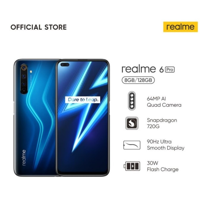 Realme 6 Pro Smartphone ( Ram 8GB / Rom 128GB ) Garansi Resmi