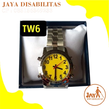 JAM TANGAN BICARA MODEL RANTAI | TALKING WATCH | ALAT BANTU TUNANETRA | PERAGA JAM | JAM TANGAN TUNA
