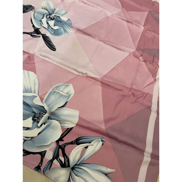 hijab motif satin scarf