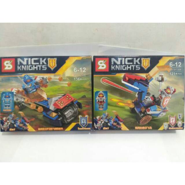 Mainan Lego Nexo Nick Knights 2in1 SY730