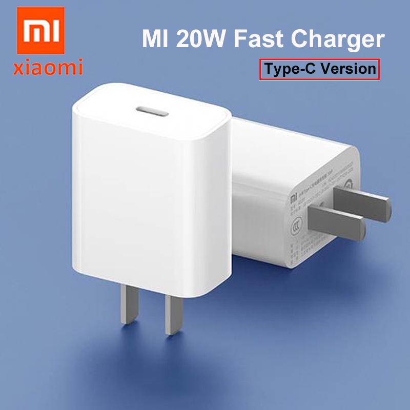 Xiaomi Adapter Charger USB Tipe-C 20W Quick Charging Untuk PD / i-Phone 12pro Max / Mini 11 / QC 3.0