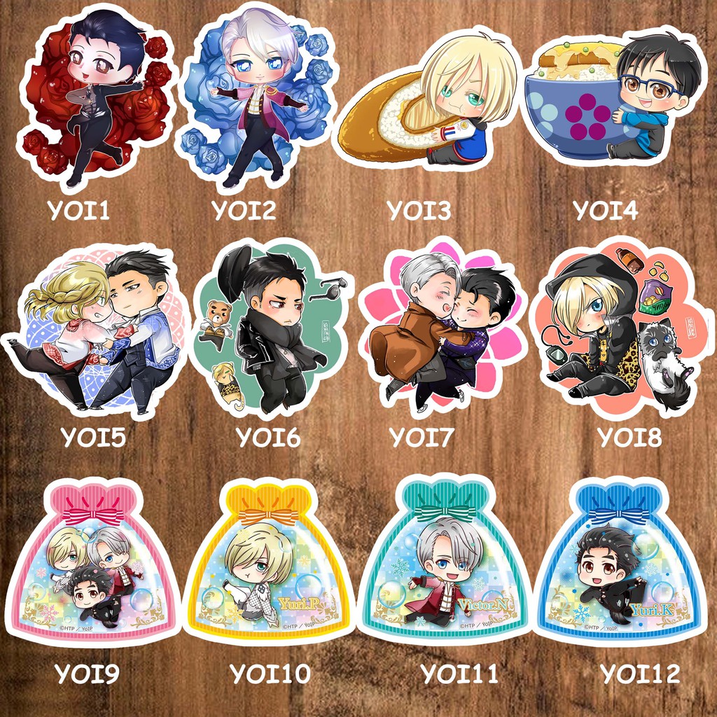 

Sticker stiker anime lengkap yaoi shonen ai yuri on ice seri 1