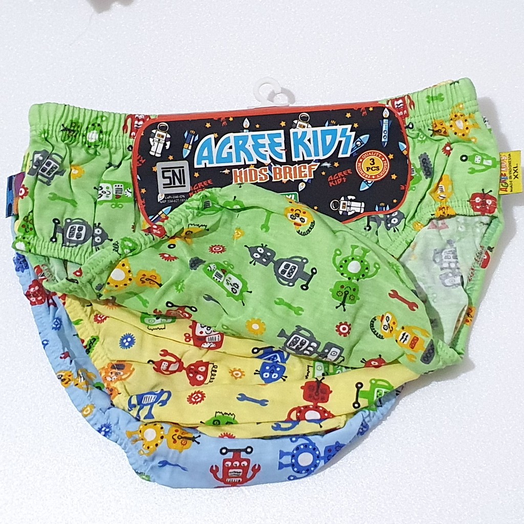 Celana Dalam / Underwear Anak Agree CA40B (Isi 3 Pieces)