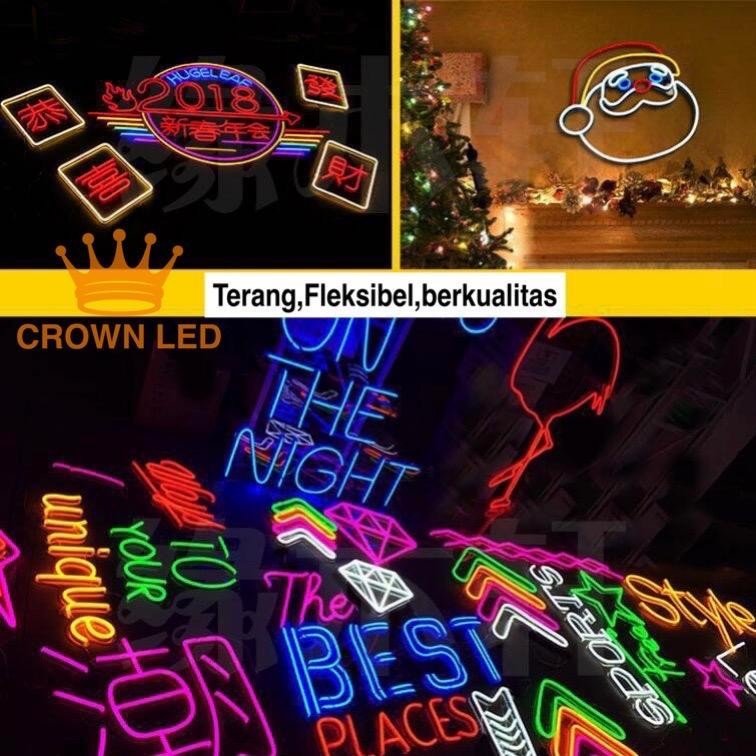 Lampu Neon Flex LED selang 12V DC neonflex 12 v volt sign 12volt 5M