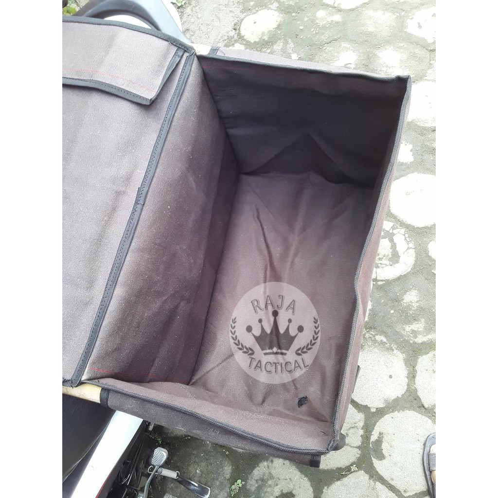 Tas Keranjang Motor Terpal Kuat Anti Air