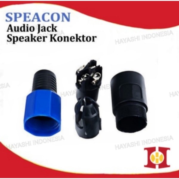 Jack Soket Konektor Audio Speakon Spicon Speaker Male Female