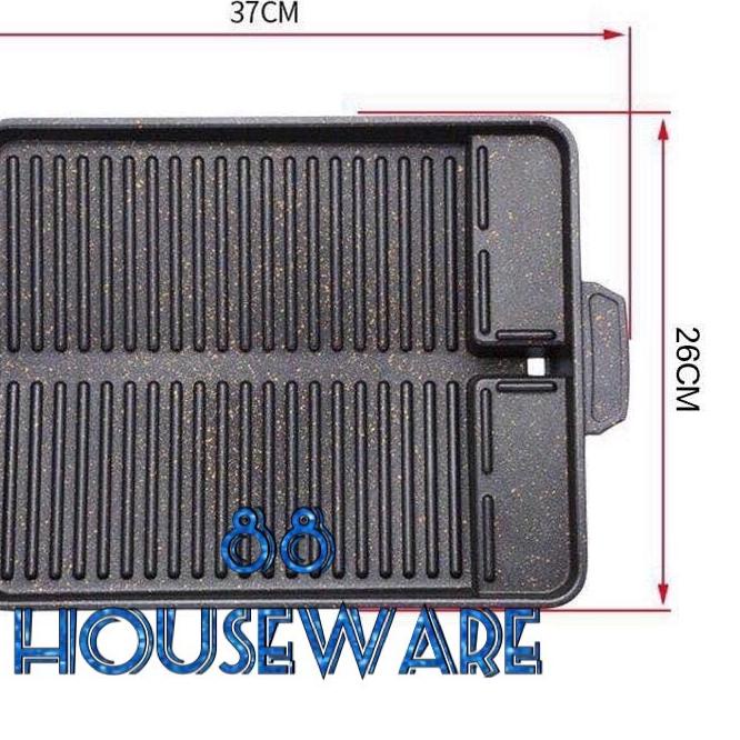 ← Yakiniku Grill Pan Barberque Grill Pan Alat pemanggang barberque ❁