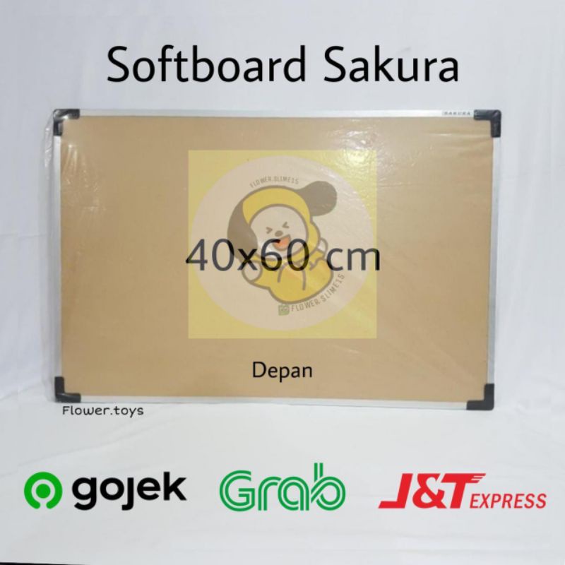 

Baru Softboard Sakura Original 40X60 Pin Board Cork Board Ready