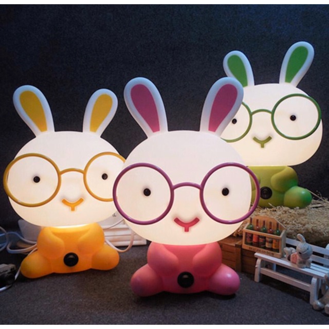 bunny glasses / lampu tidur kelinci / lampu kelinci