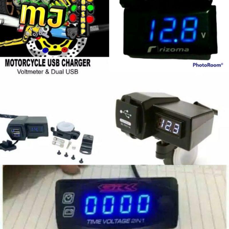 VOLT METER 3 IN 1/Volmeter biru/volmeter merah/volmeter USB