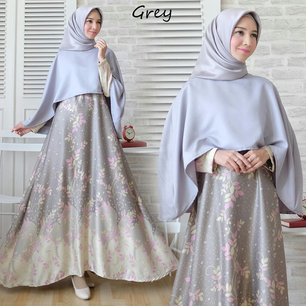 HOPYLOVY - MAXI DRESS CAPE AYUKA (REAL PIC)