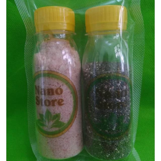 

Paket hemat chiaseed+garam himalaya