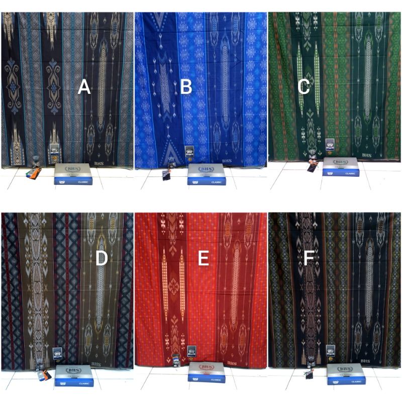 Sarung BHS KDP Dobby Kawung Permata Original Silver Klasik