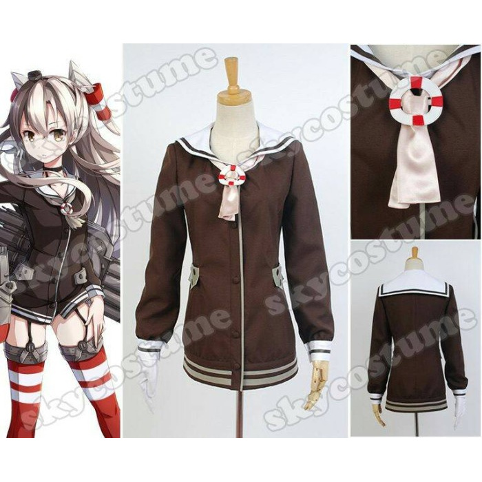 Kantai Collection Destroyer Amatsukaze Dree suit Cosplay Costume