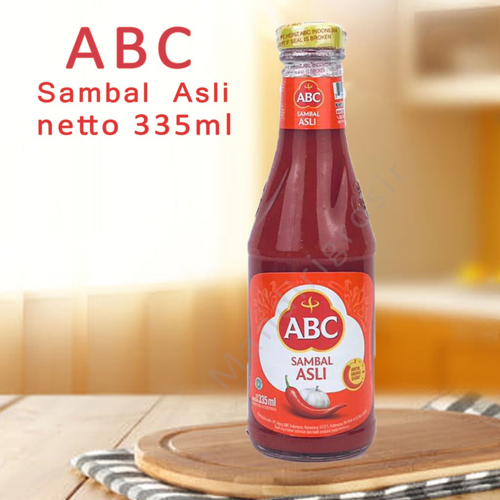 *ABC * SAMBAL ASLI * SAUS SAMBAL *335ML