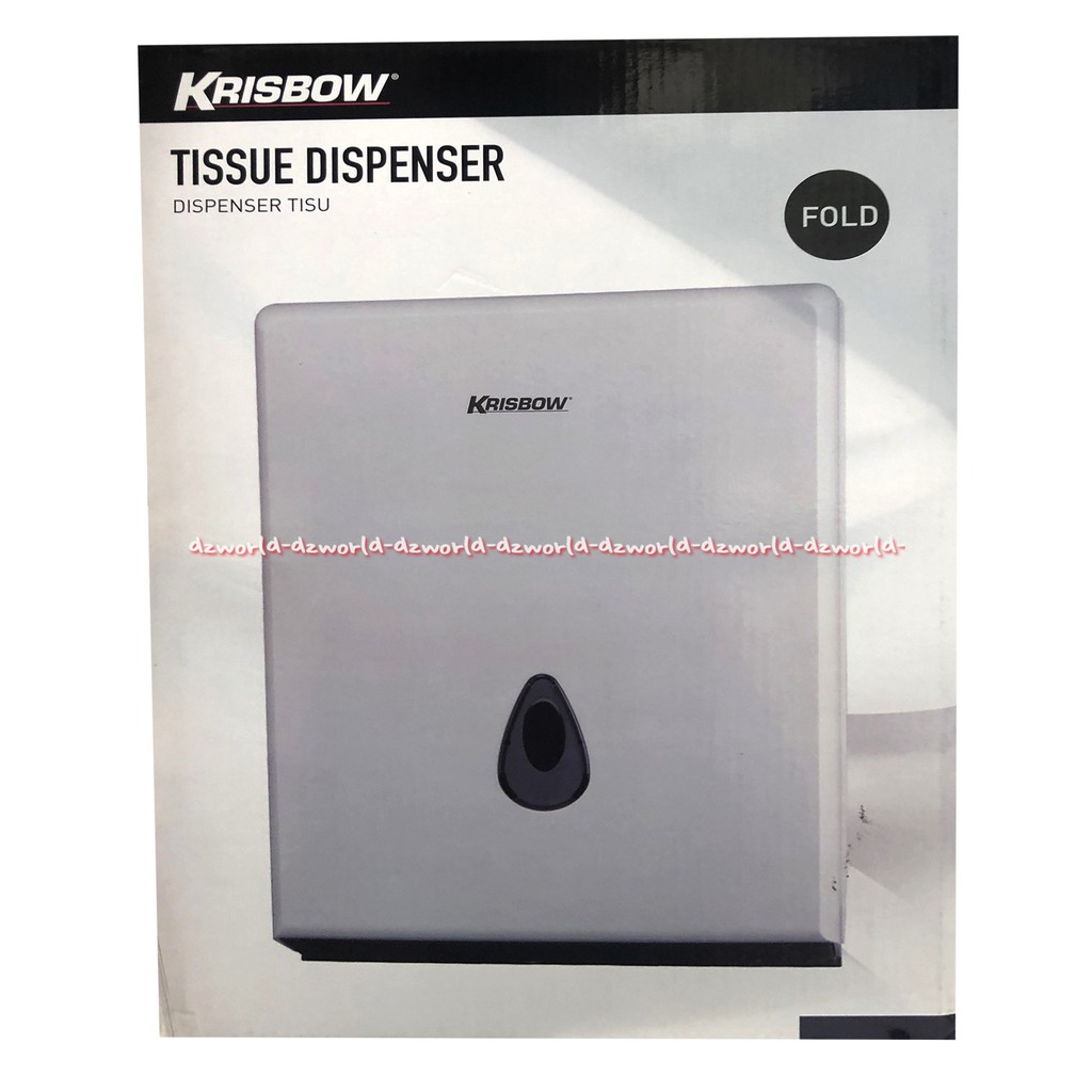 Krishome Tissue Dispenser White Tempat Kotak Tissue Dinding