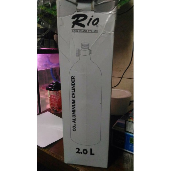 Aquascape Tabung Co2 Alumunium Cylinder Rio 2 L Shopee Indonesia