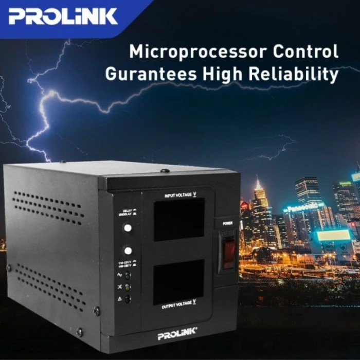 STABILIZER PROLINK PVR500D AVR RELAY CONTROLLED / STABILIZER 500VA