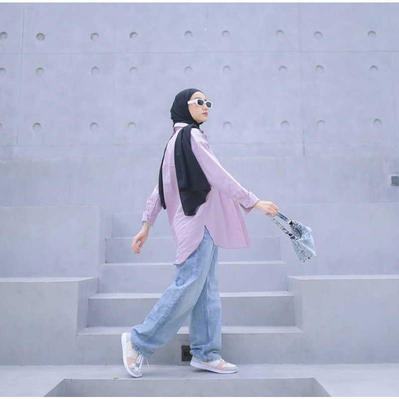 Yurim Shirt Kemeja Simple By Proudyhijab
