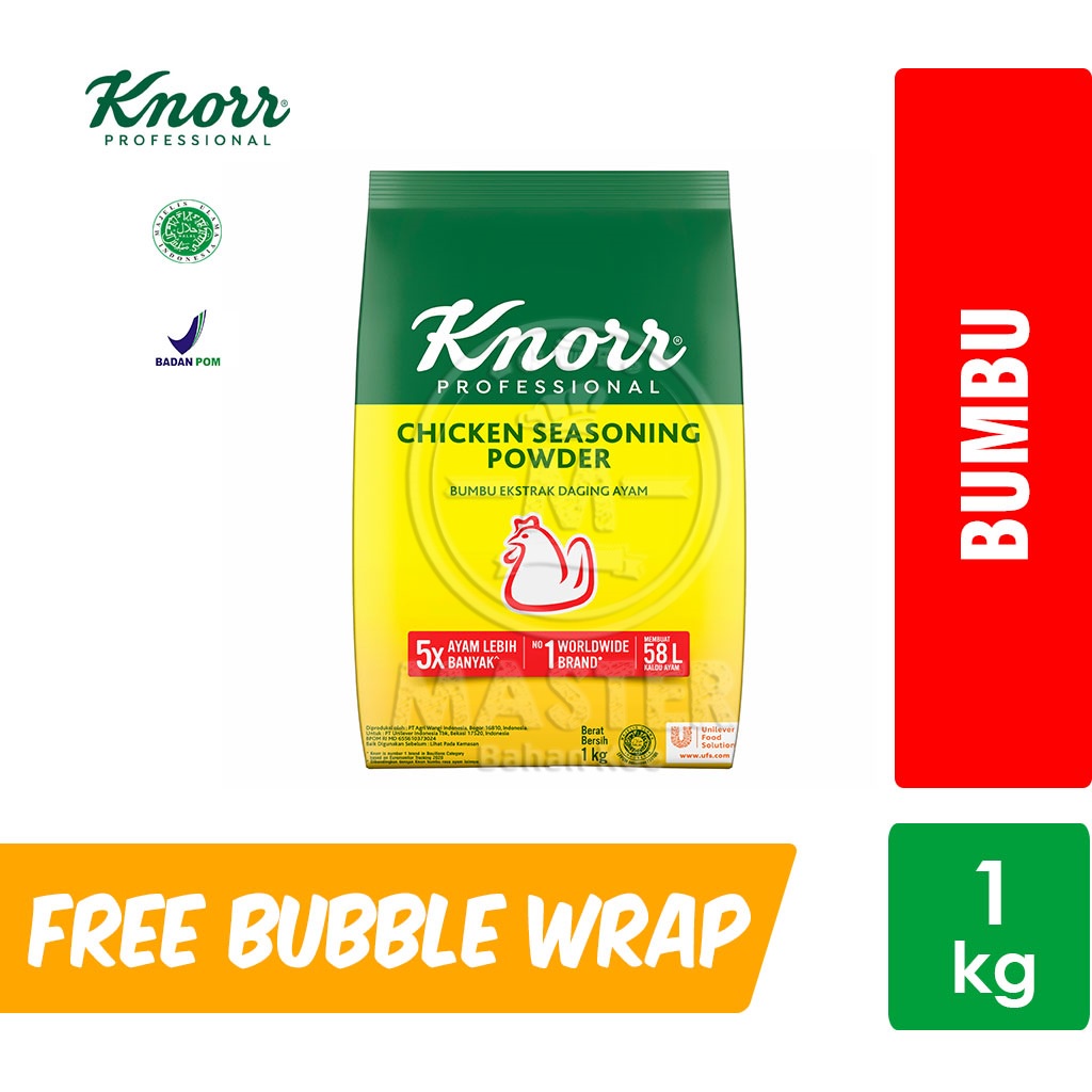 

Knorr Chicken / Beef Seasoning Powder / Bumbu Penyedap Rasa Ayam / Sapi [Refill 1 kg]