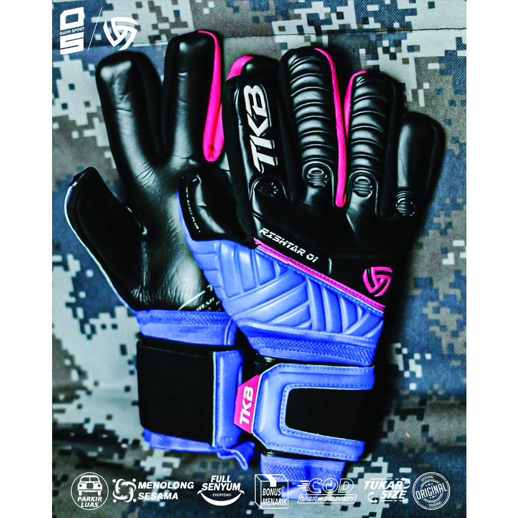 GRATIS ONGKIR !!! SARUNG TANGAN KIPER GLOVES TKB RISHTAR 2022 SERIES TERBARU ORIGINAL OJANSPORT INDONESIA