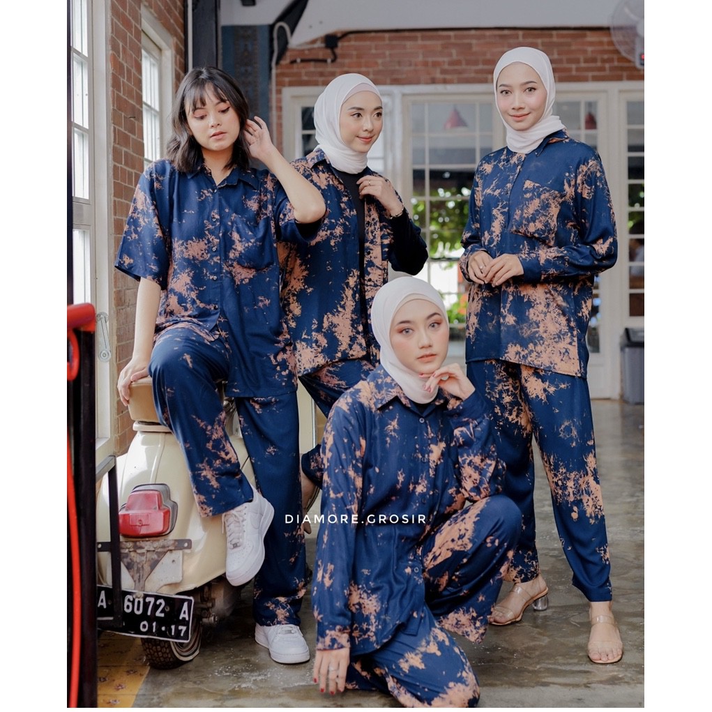 

(BAYAR DITEMPAT) GHOZA ONE SET TIE DYE HANDMADE