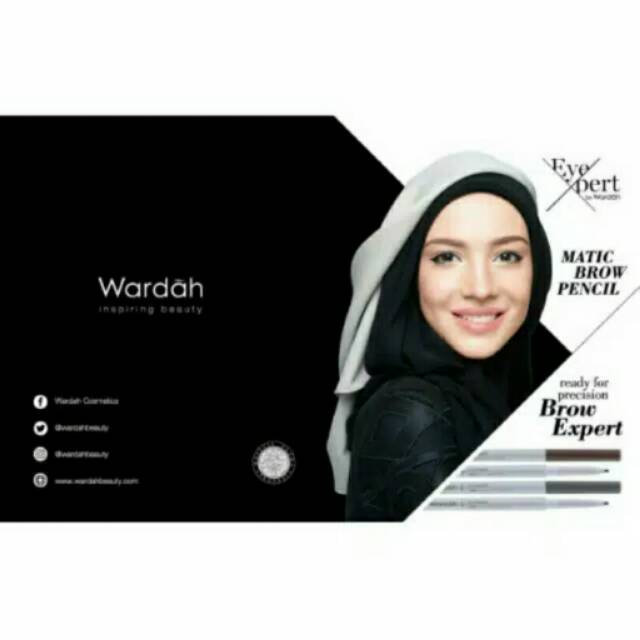 Pensil alis matic eye brow Wardah