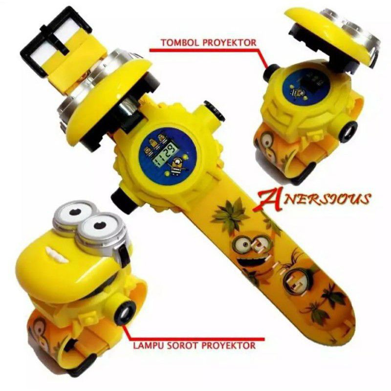 JAM KARAKTER MINIONS JAM LASER JAM ANAK